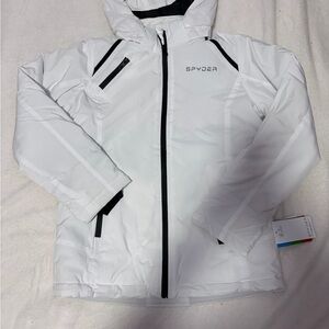 Women’s Spyder White Ski & Snow Jacket